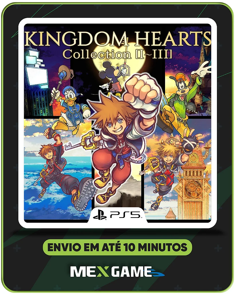 KINGDOM HEARTS COLLECTION [I～III] - PS5 - MÍDIA DIGITAL