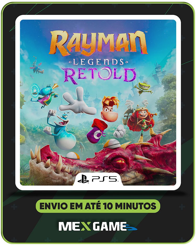 RAYMAN LEGENDS RETOLD - PS5 - MIDIA DIGITAL