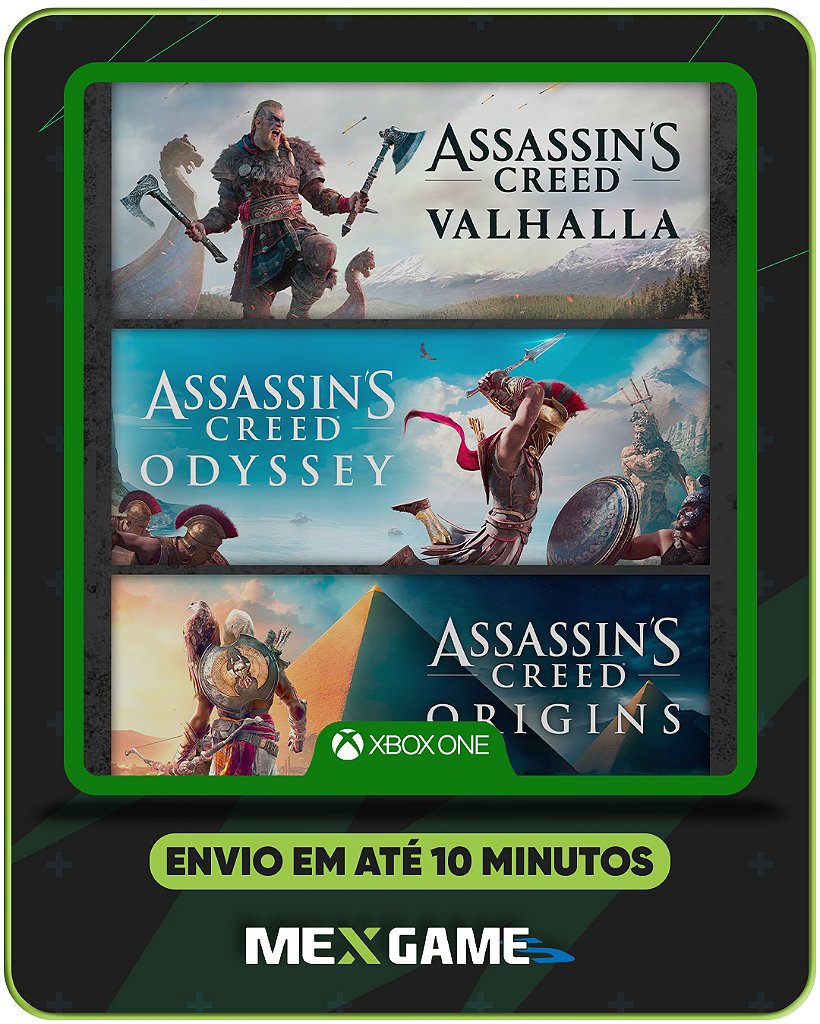 ASSASSIN'S CREED MYTHOLOGY PACK - XBOX ONE - MÍDIA DIGITAL