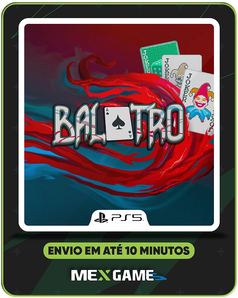 BALATRO - PS5 - MIDIA DIGITAL