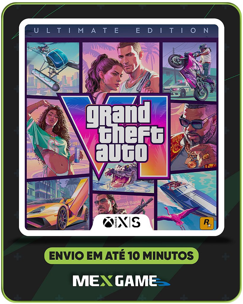 GTA 6 | GRAND THEFT AUTO VI ULTIMATE EDITION - XBOX SERIES X|S - MÍDIA DIGITAL