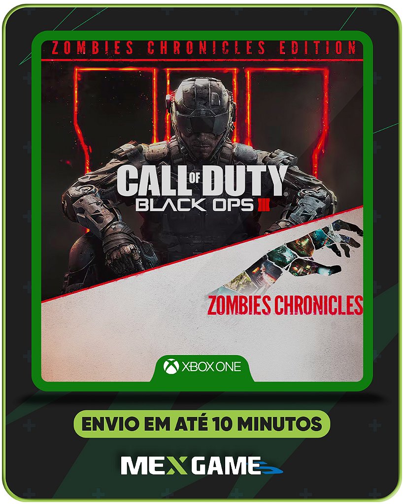 CALL OF DUTY BLACK OPS 3 ZOMBIES - XBOX ONE - MÍDIA DIGITAL