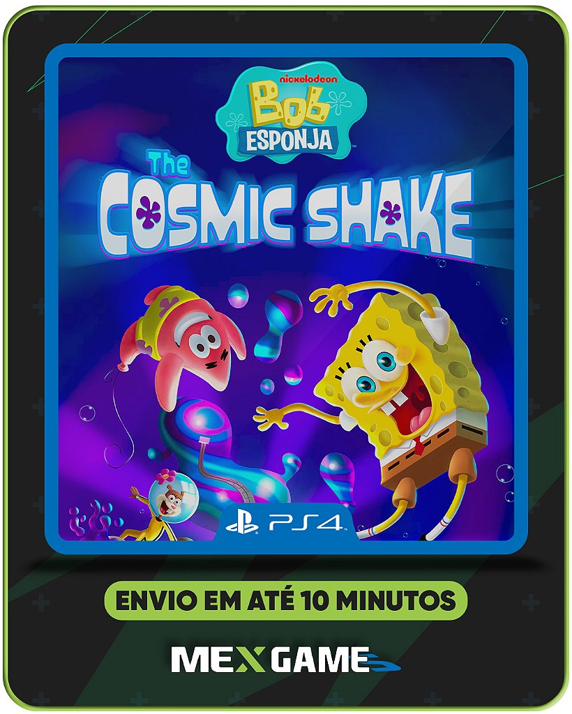 BOB ESPONJA THE COSMIC SHAKE - PS4 - MÍDIA DIGITAL