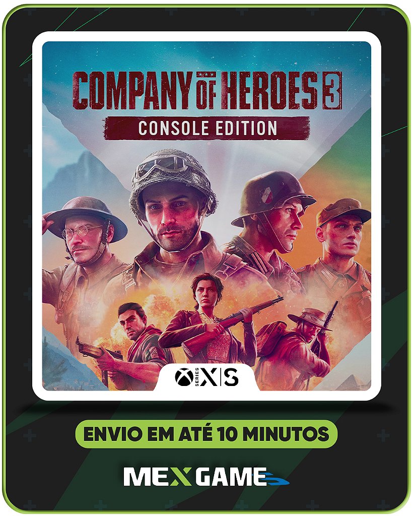 COMPANY OF HEROES 3 - XBOX SERIES X|S - MÍDIA DIGITAL