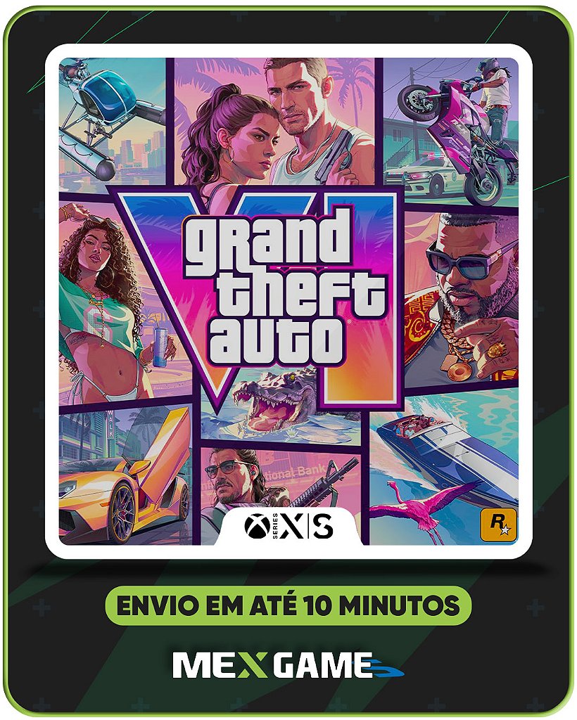 GTA 6 | GRAND THEFT AUTO VI - XBOX SERIES X|S - MÍDIA DIGITAL