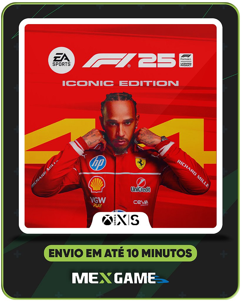 F1 25 ICONIC EDITION - XBOX SERIES X|S - MÍDIA DIGITAL