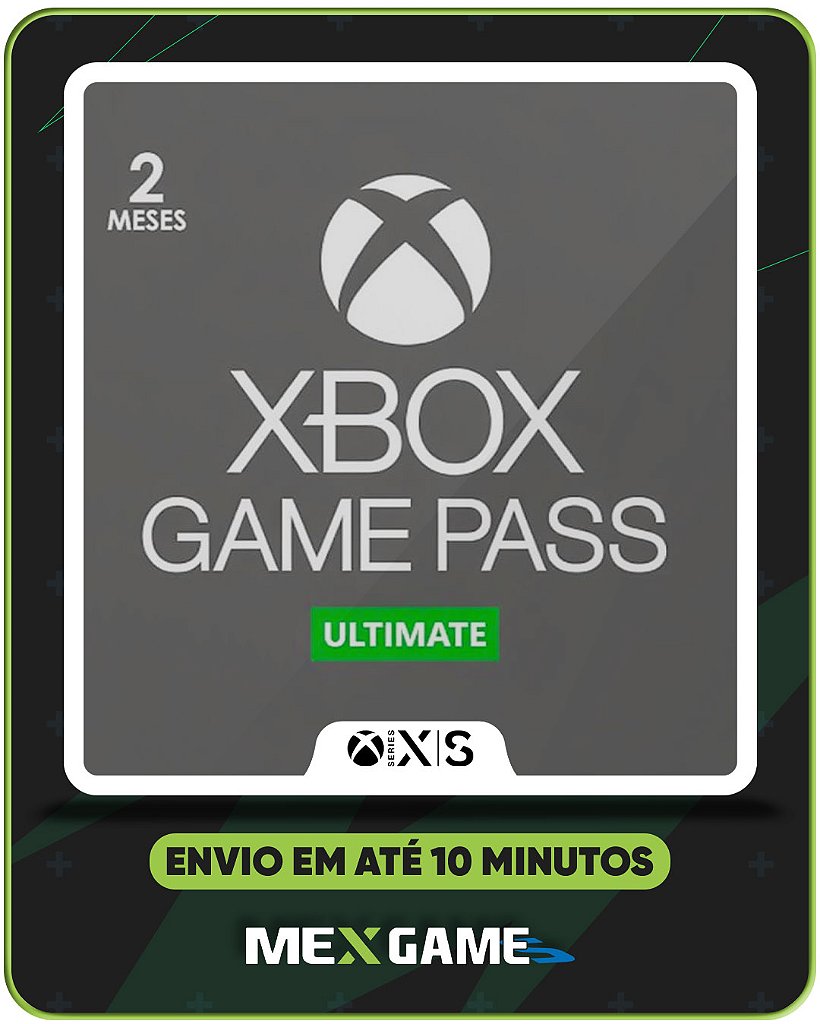 GAME PASS ULTIMATE 2 MESES - XBOX SERIES X|S - MÍDIA DIGITAL