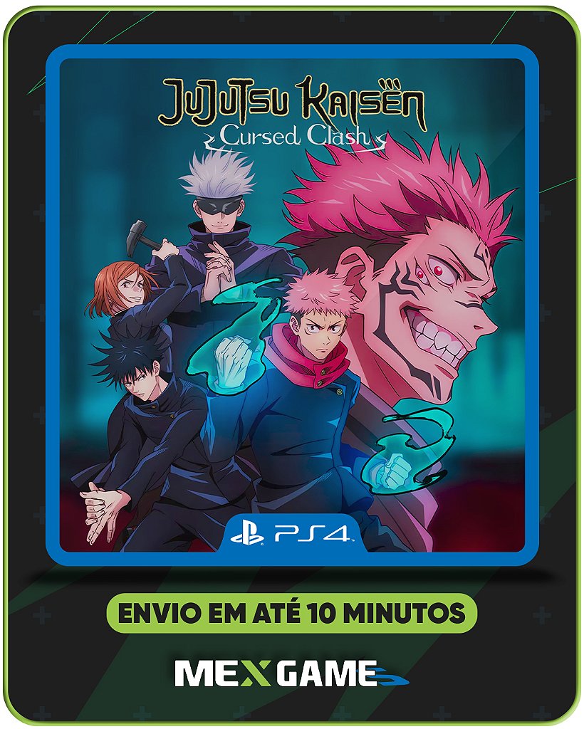 JUJUTSU KAISEN: CURSED CLASH - PS4 - MÍDIA DIGITAL