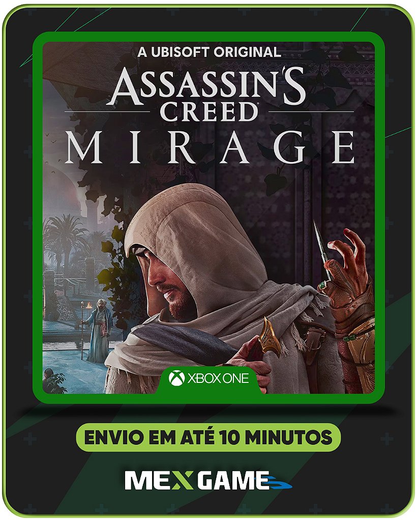 ASSASSINS CREED MIRAGE - XBOX ONE - MÍDIA DIGITAL