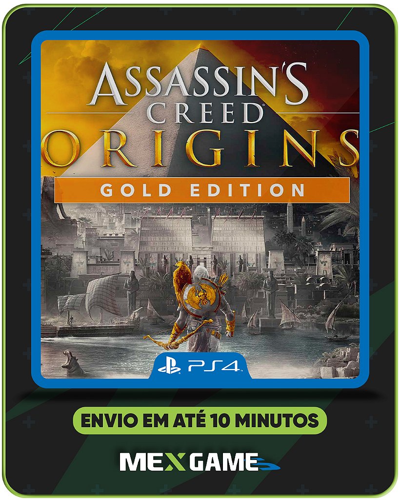 ASSASSINS CREED ORIGINS GOLD EDITION - PS4 - MÍDIA DIGITAL