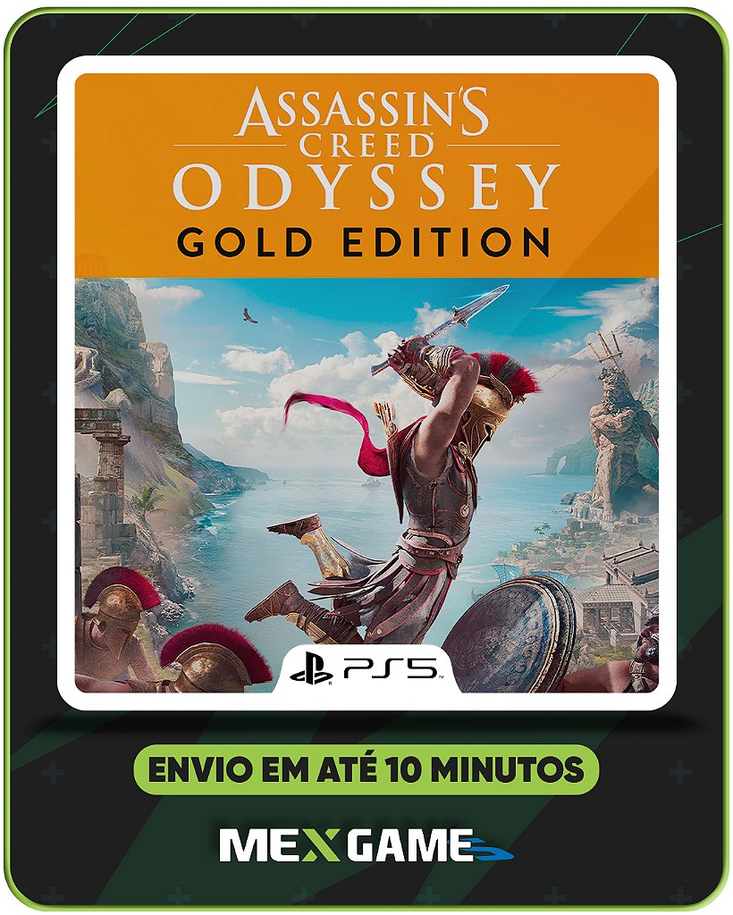 ASSASSINS CREED ODYSSEY GOLD - PS5 - MÍDIA DIGITAL