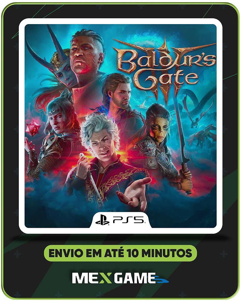 BALDUR'S GATE 3 - PS5 - MÍDIA DIGITAL