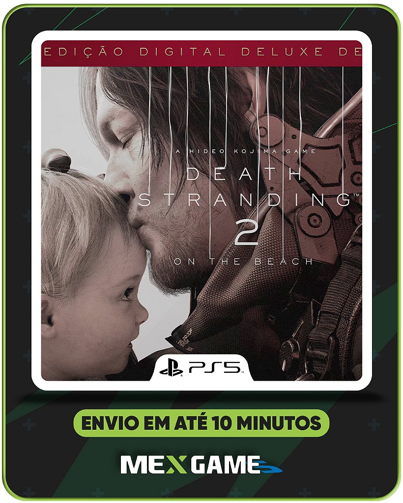 DEATH STRANDING 2: ON THE BEACH EDIÇÃO DIGITAL DELUXE - PS5 - MÍDIA DIGITAL (ACESSO ANTECIPADO)