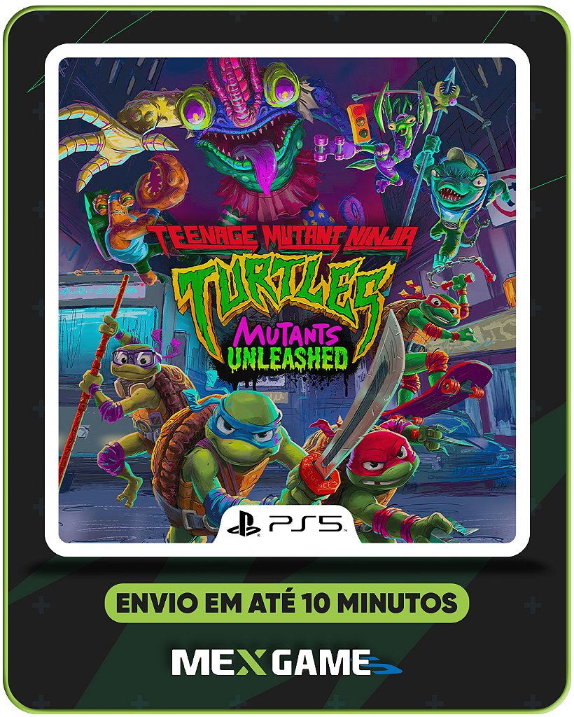 AS TARTARUGAS NINJA MUTANTES - PS5 - MÍDIA DIGITAL
