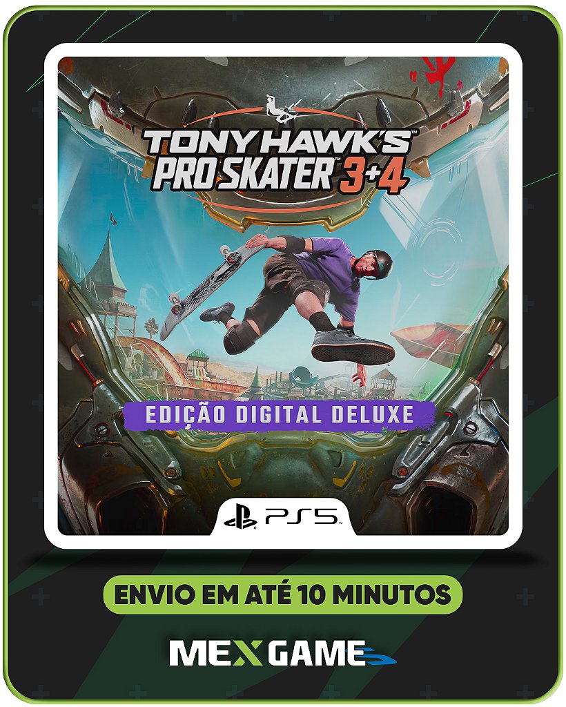 TONY HAWKS PRO STAKER 3 + 4 DELUXE EDITION - PS5 - MÍDIA DIGITAL