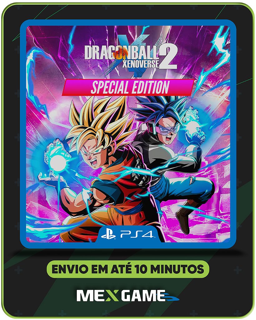 DRAGON BALL XENOVERSE 2 SPECIAL EDITION - PS4 - MÍDIA DIGITAL